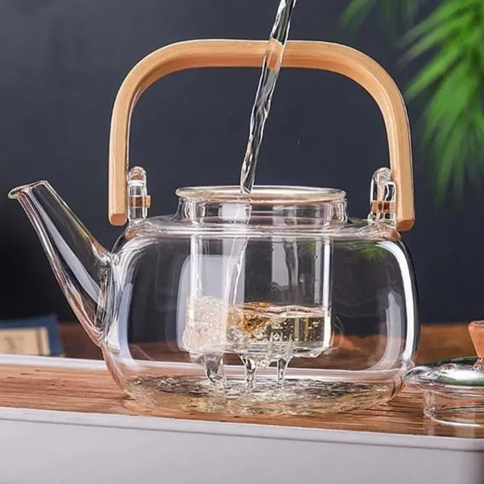 Generic Théière de thé en verre avec infuseur en acier inoxydable à prix  pas cher